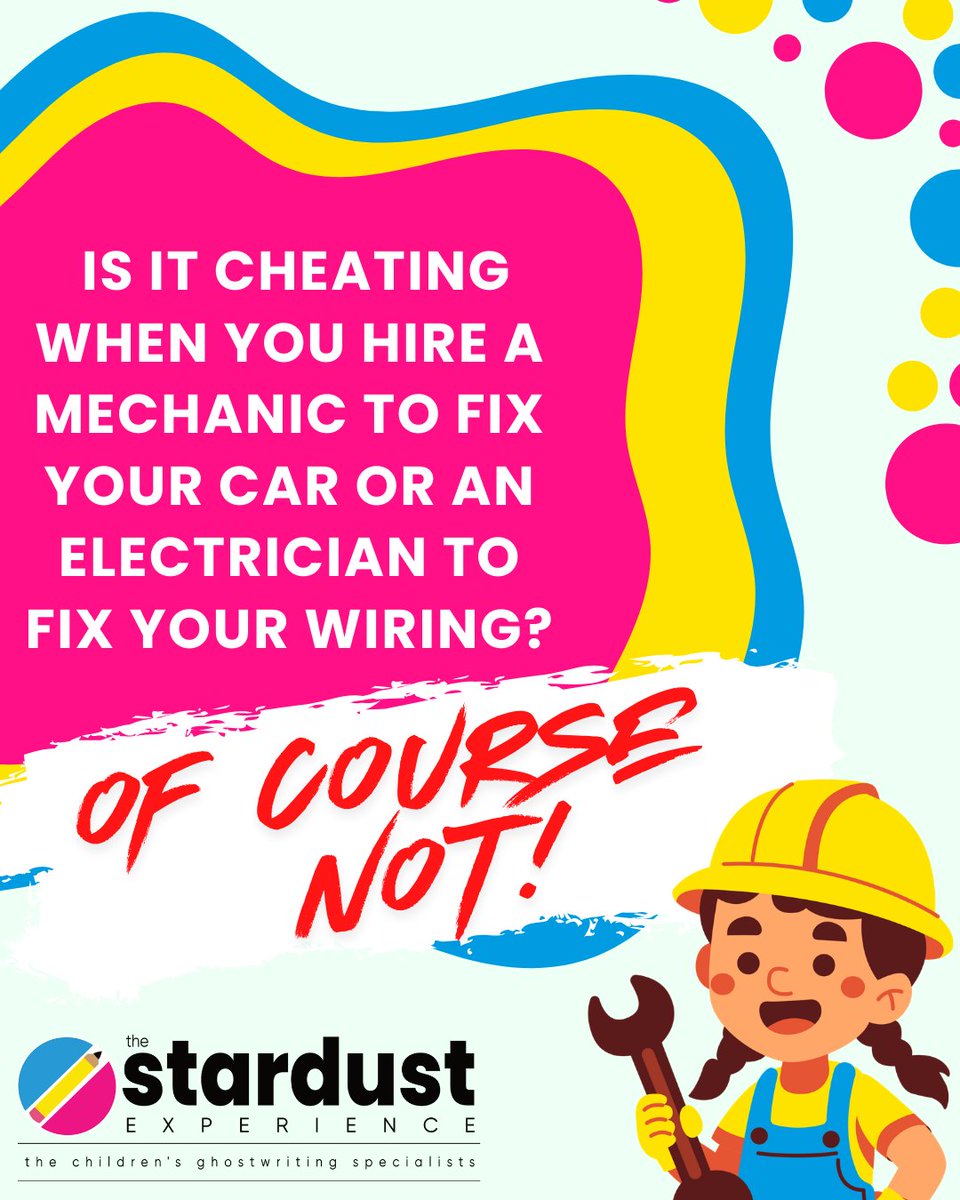 TheStardustExp's tweet photo. Is it "cheating" to hire a ghostwriter? 🖋️  
Short answer: Absolutely not!

Read why here: https://t.co/WdByCn94wg

#WritingInspiration #Authors #SelfPublishing #Ghostwriting https://t.co/8F6NbSfnhg
