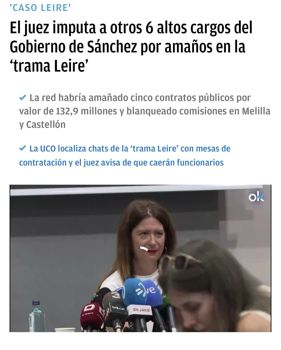 Voy a tener que actualizar muy pronto la lista de imputados y escándalos del gobierno de Sánchez, porque no paran de darme material.