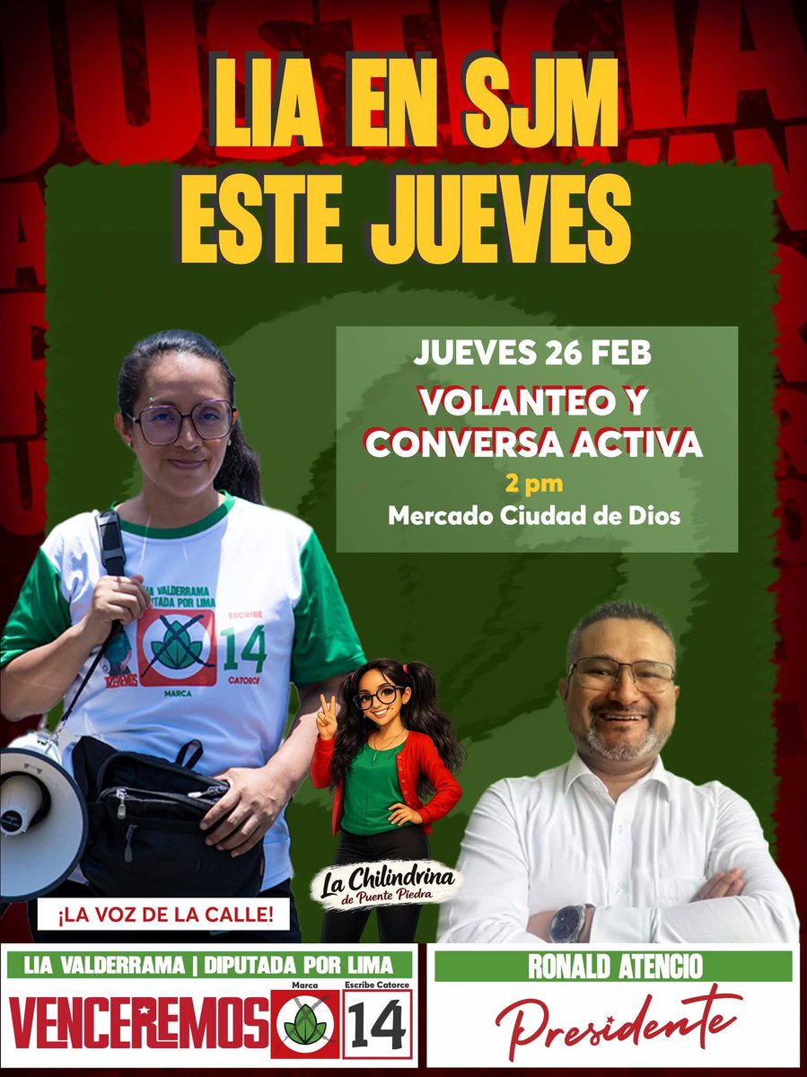 LiaValderrama's tweet photo. #HOY Somo San Juan de Miraflores, seguimos visitando #limasur llevando las propuestas de la calle. Todos los distritos atraviesan problemáticas generales y esto tiene que terminar.
¡JUNTOS #Venceremos! Por #Lima escribe #CATORCE14 ✊ https://t.co/MZWAE6wQTL