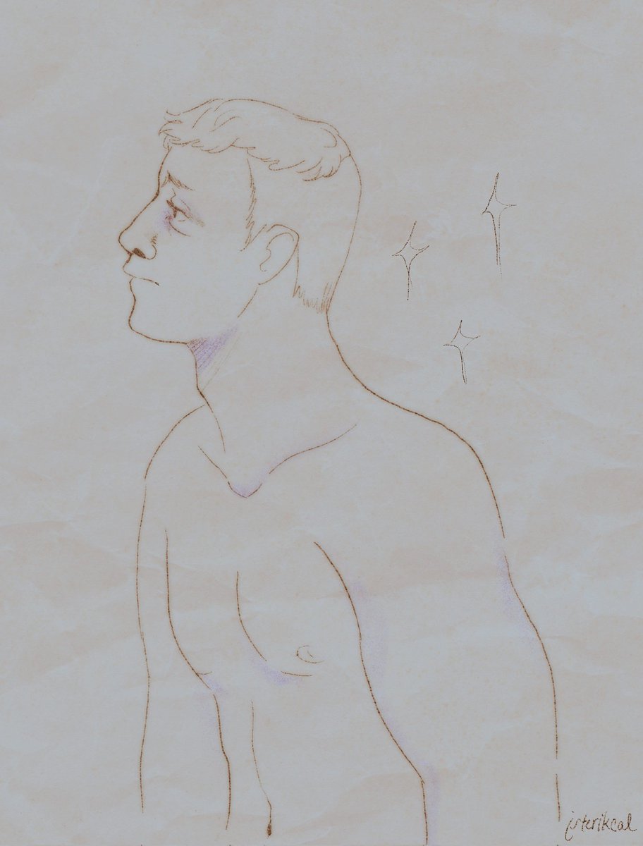 erik sketch while the baby sleeps ✨