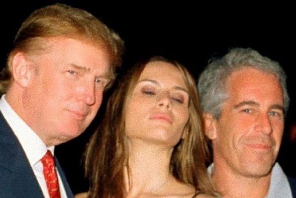 ArtCandee's tweet image. While Lauren Boebert is snapping pictures of Hillary Clinton in a closed-door deposition…

This is the only photograph of a First Lady that matters when it comes to Jeffrey Epstein.

Depose Melania.