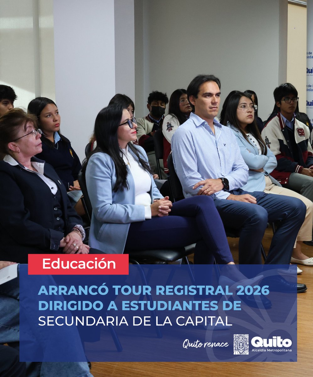 📰📢 #RegistroInforma | ¡Hoy inauguramos el Tour Registral, dirigido a estudiantes de secundaria quienes conocieron cómo se protege la historia de los bienes inmuebles de la ciudad más linda del mundo.

Conoce más detalles aquí 👉🏻 registrodelapropiedad.quito.gob.ec/?p=4260

#QuitoRenace