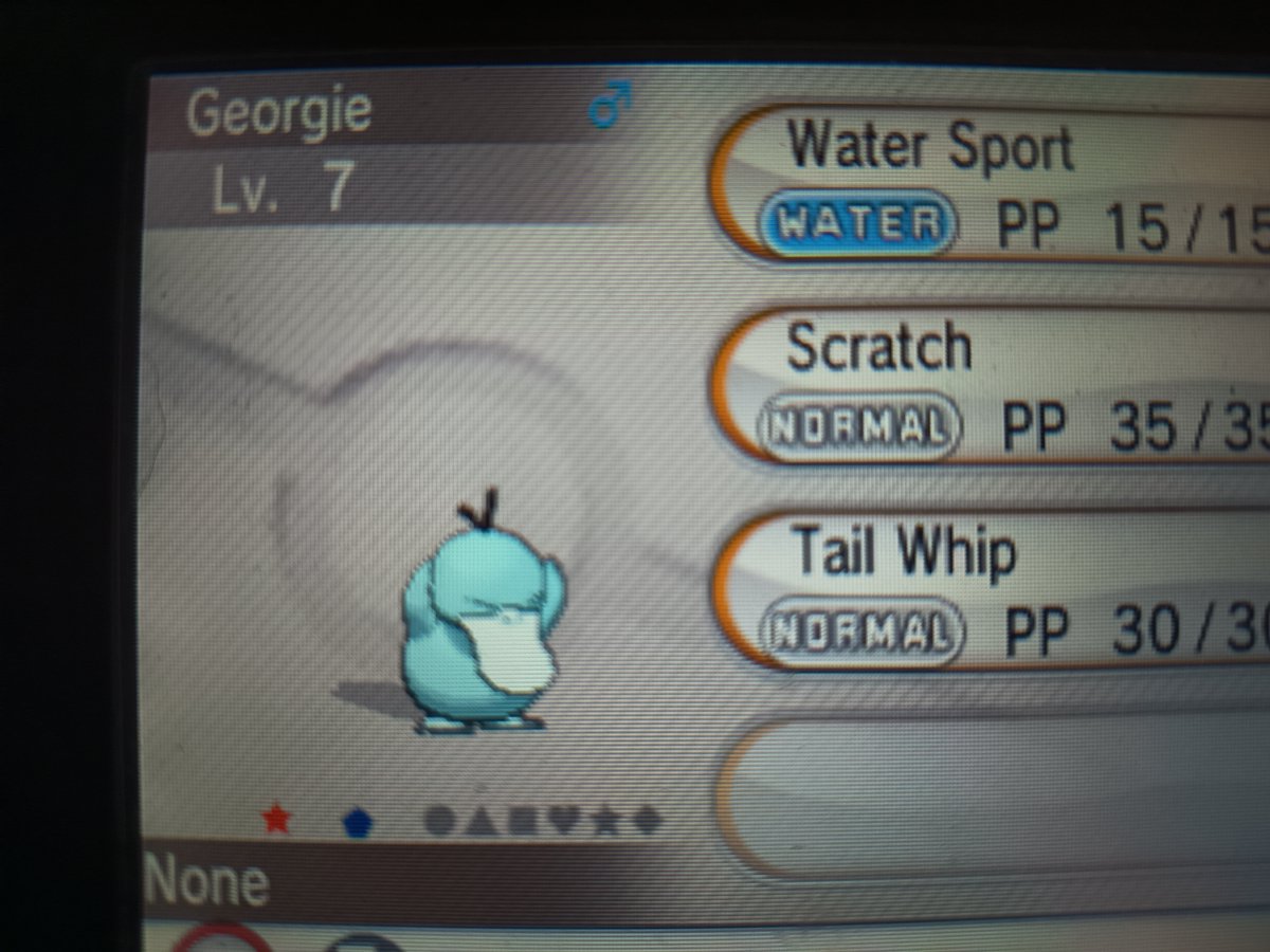 ICockie's tweet photo. After 3021 horde encounters (15,105 random encounters) Psyduck finally decided to shine for me.
This was one of my longest shiny hunts and is also Psyduck 11/15 on my quest to get a shiny Psyduck in each Pokemon game.
His name is Georgie. https://t.co/oacKzUftiC