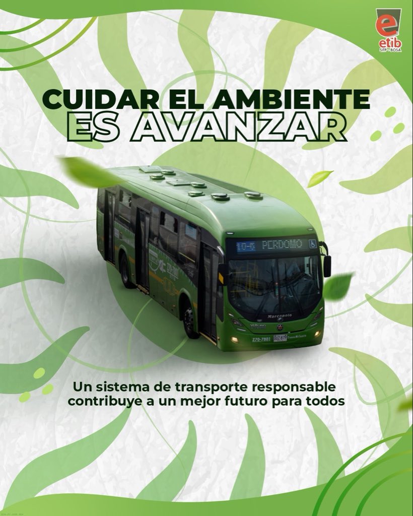 🌱 Cuidar el ambiente es avanzar
Cada acción cuenta para construir un futuro más sostenible. Desde el transporte público trabajamos día a día para reducir el impacto ambiental y aportar al bienestar de todos.

🚍 Juntos avanzamos hacia una movilidad más limpia y responsable.