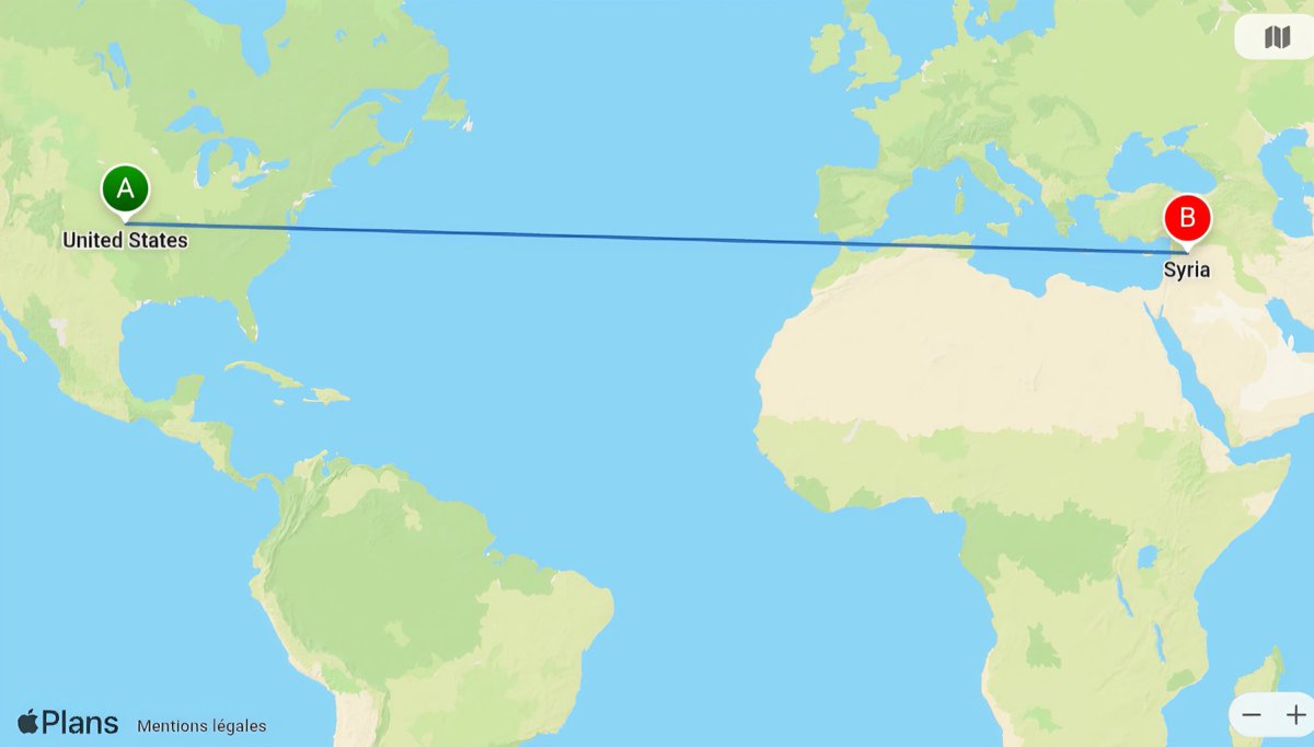 USA to Syria: "Don't threaten our national security by acquiring Chinese telecommunication equipment for your country."