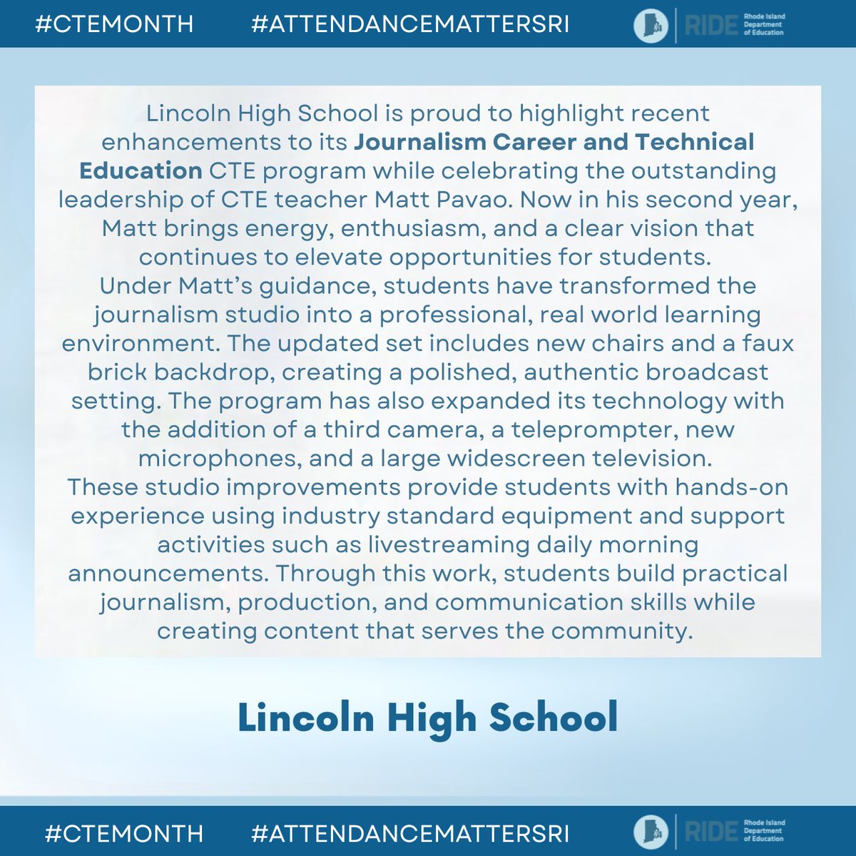 Rhode Island Department of Education (RIDE) tweet media