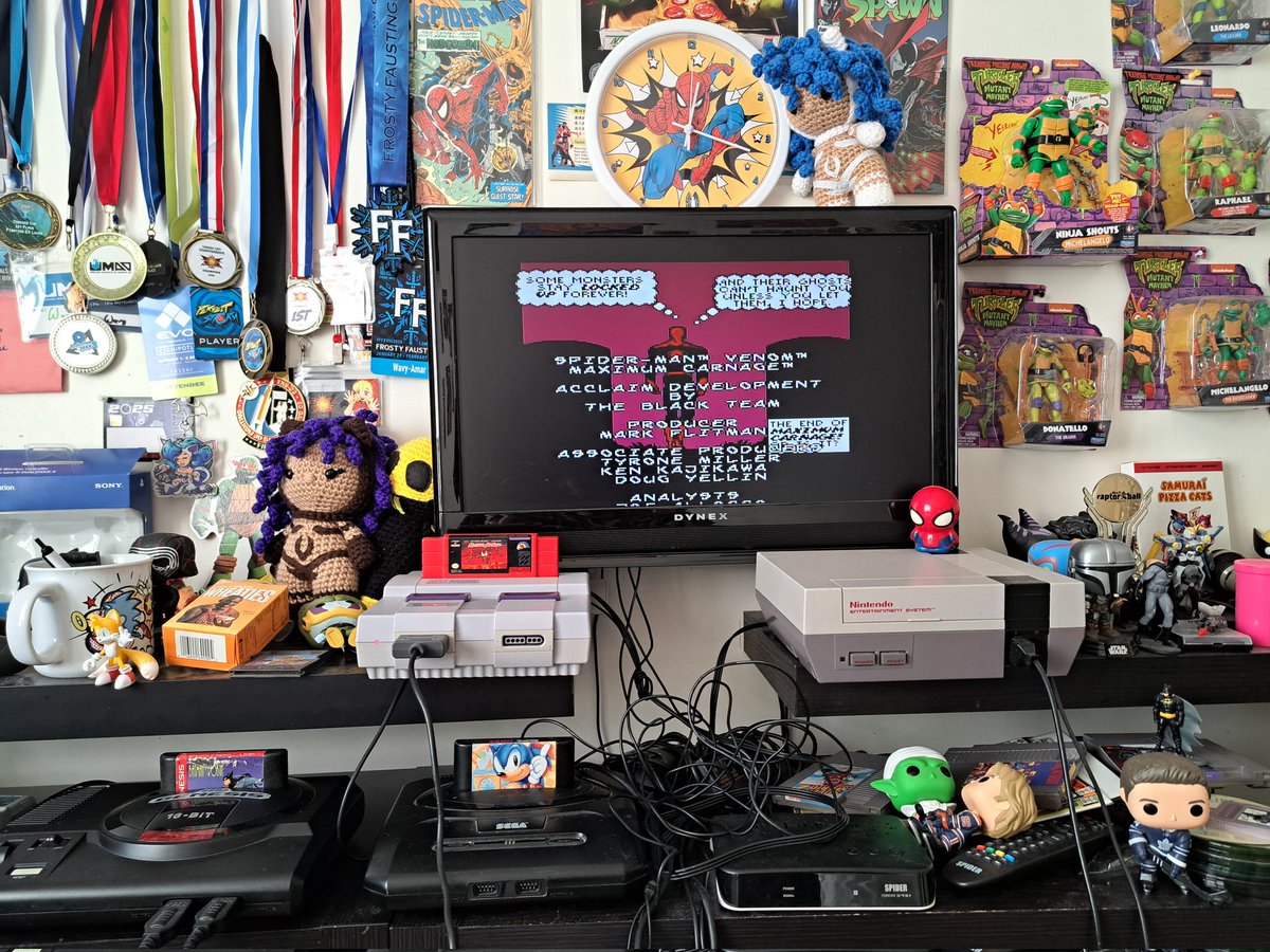 wavyamar's tweet image. Was great revisiting Maximum Carnage. I do love the challenge of the game but it's a very short game. #spiderman #thwip 🕸 🕷