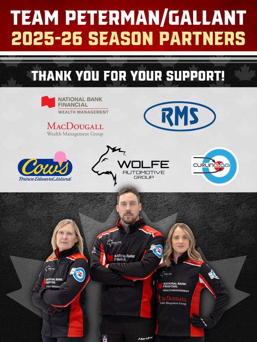 Great to be back in Canada after a few fantastic weeks in Italy!

The whole journey would not have been possible without our families, friends, fans, <a href="/CurlingCanada/">Curling Canada</a>, our extended support team and our season partners. 👏🏻

The work continues! 🥌

#TeamPetermanGallant #Curling