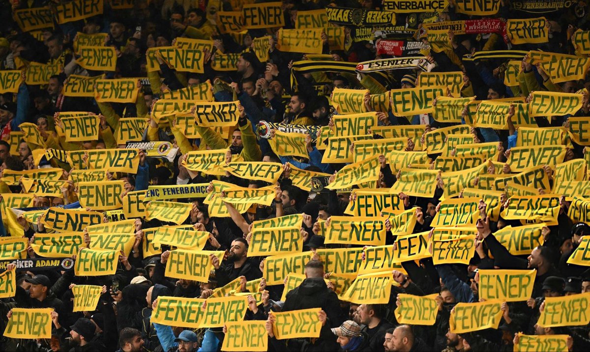 Fenerbahçe deplasman tribünü! 💛💙