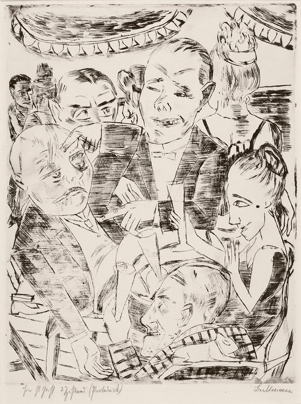 artistbeckmann's tweet image. Hier ist Geist! (Here is Intellect!) #artbots #beckmann