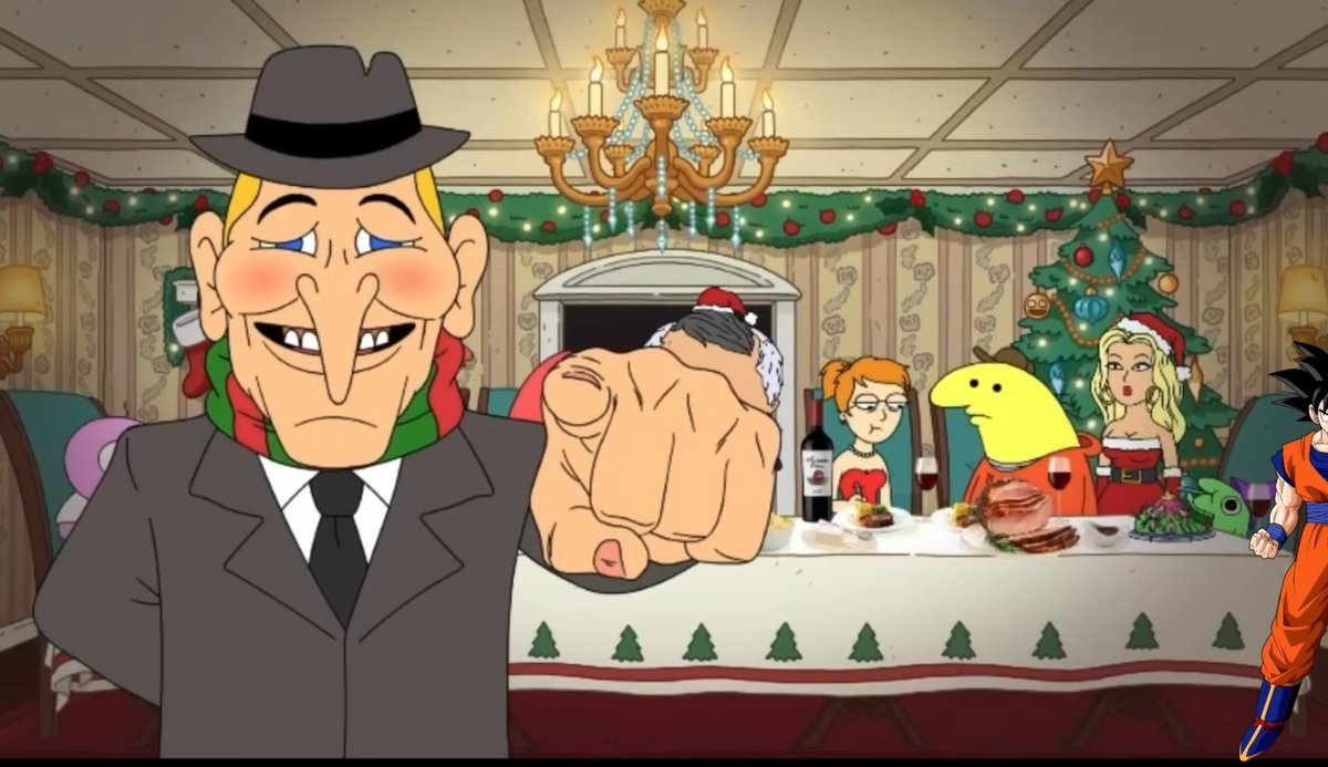 "Y así es como acaba smiling friends, una serie que les gustó a todos, excepto a cierto grupo de personas, ustedes saben de quien estoy hablando"