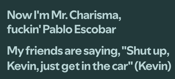 Quién le dijo a Kevin Parker que Pablo Escobar era carismático?