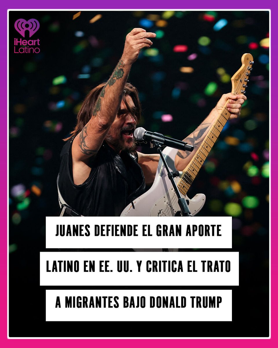 En una entrevista con EFE antes de su presentación en el 65º Festival de Viña del Mar, Juanes calificó como “muy duro” ver las redadas y el trato hacia los migrantes bajo la administración de Donald Trump.