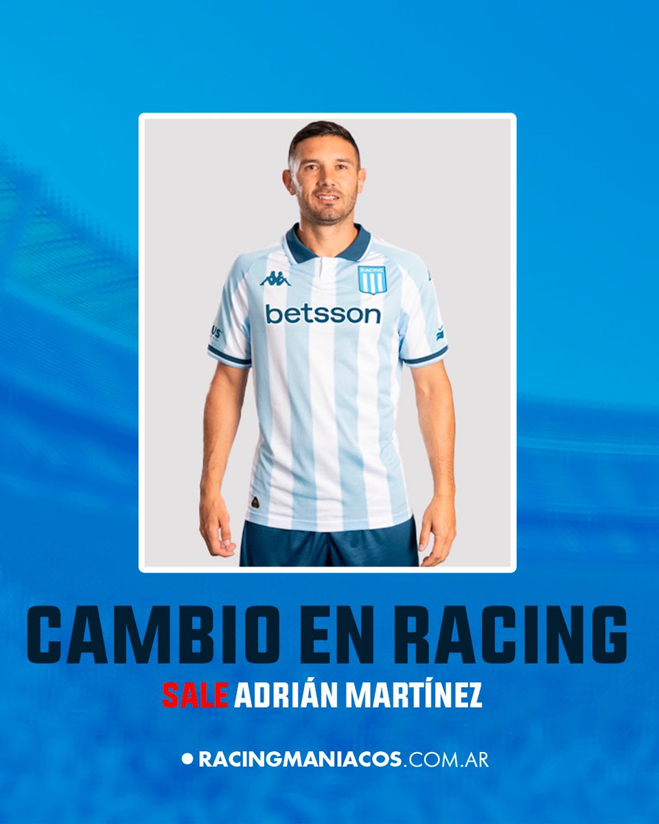 #Racing 0️⃣ - #IndependienteRivadavia 0️⃣

39' PT ⏰

↪️ Tomás Conechny

↩️ Adrián Martínez

👉 Podés seguir la transmisión en: youtube.com/live/isv2Y4AtL…