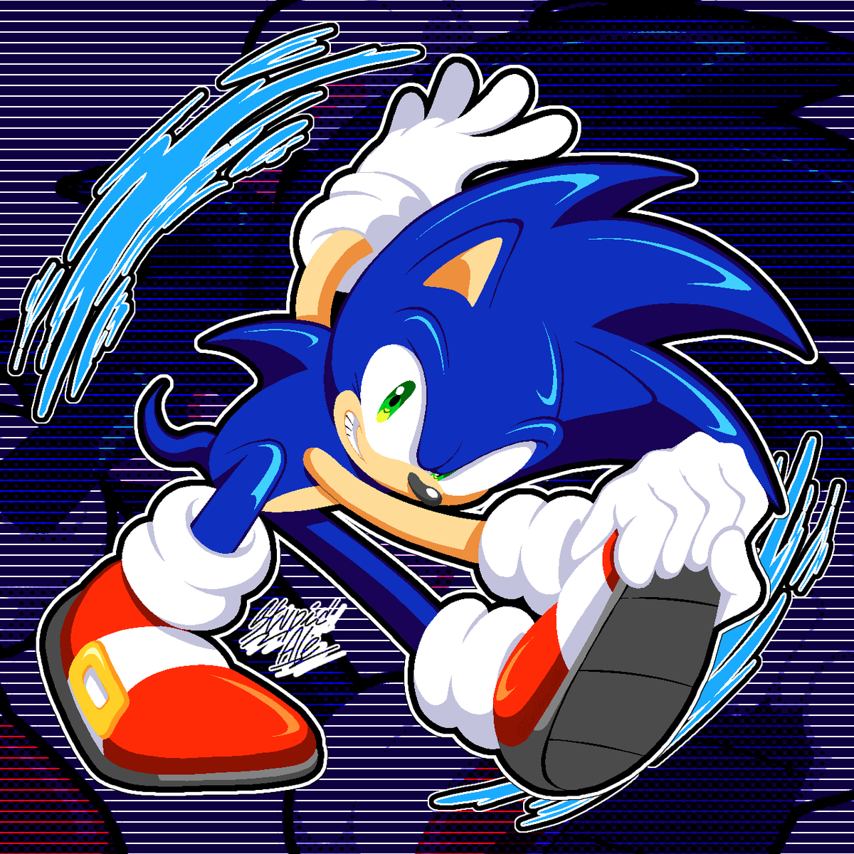 Flexible Rodent #SonicTheHedgehog #sonicfanart