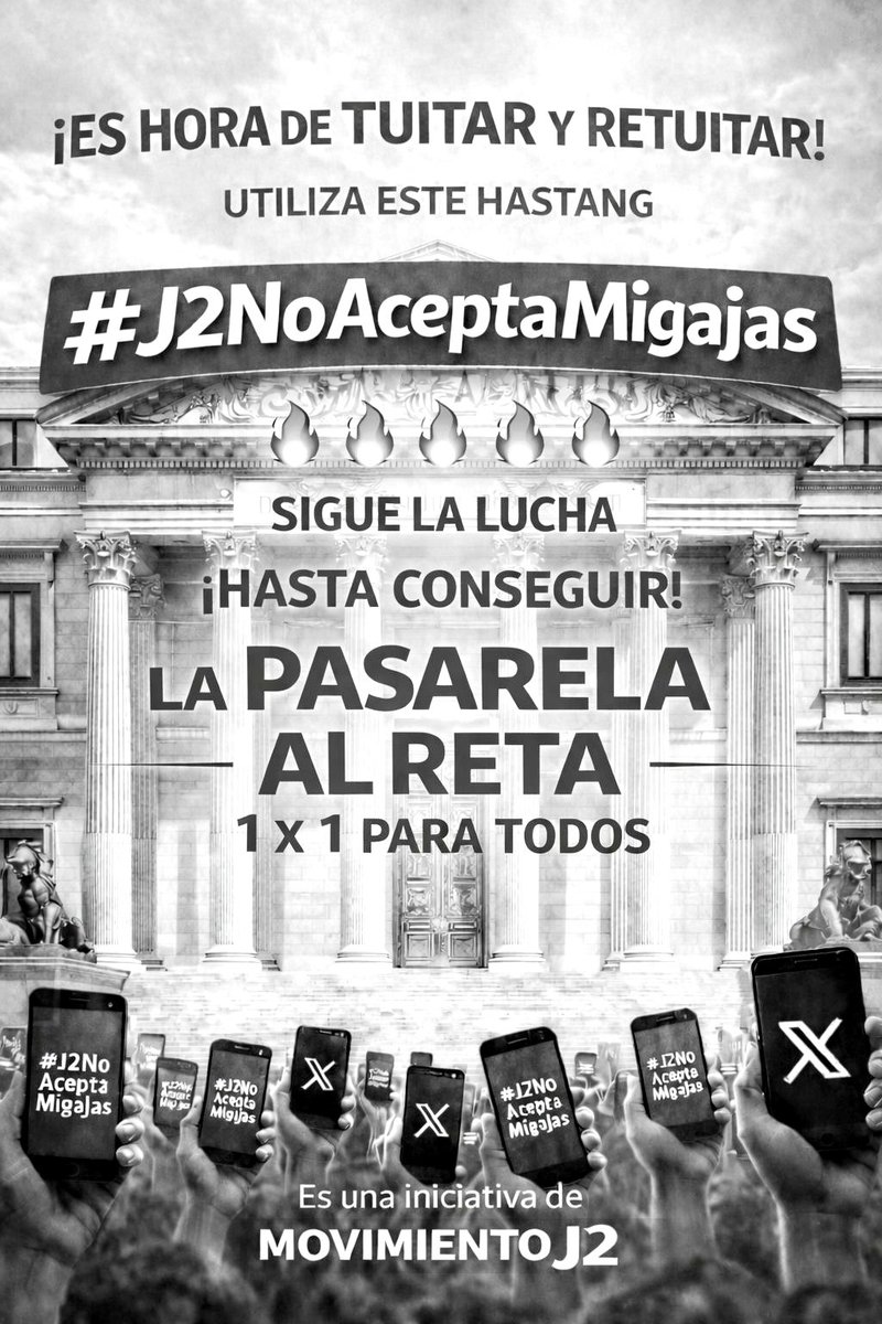 ¡¡El que avisa no es traidor, en la siguiente, pediremos dimisiones!! Pero, esta noche, queremos dejar claro que: #J2NoAceptaMigajas 
Tuitea todo lo que puedas  haciendo uso del Hashtag. 
Somos los J2. ✌️
cc. <a href="/CorujoBorja/">Borja Suárez Corujo</a> <a href="/SaizElma/">Elma Saiz</a> <a href="/gpscongreso/">PSOE Congreso</a> <a href="/alfonsocendon/">Javier Alfonso Cendón</a> 
<a href="/sanchezcastejon/">Pedro Sánchez</a>