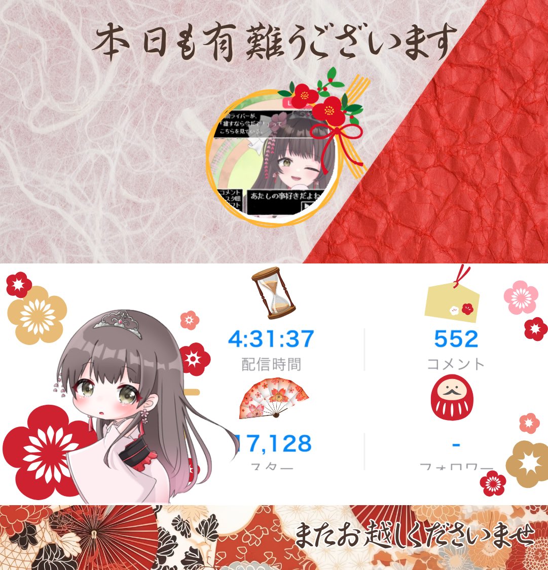 桜姫様　コメント用 おはようございます☀️ 昨日はプラ6ありゃとでしたぁ！！イベントも