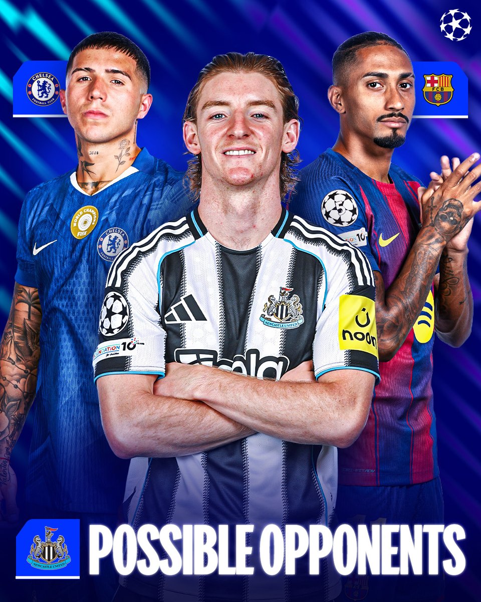 🧐 ラウンド16で実現する可能性のある組み合わせ： ニューカッスル