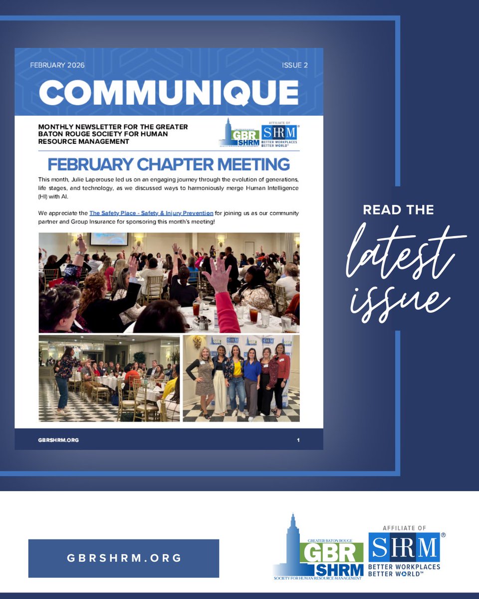 Greater Baton Rouge SHRM tweet media