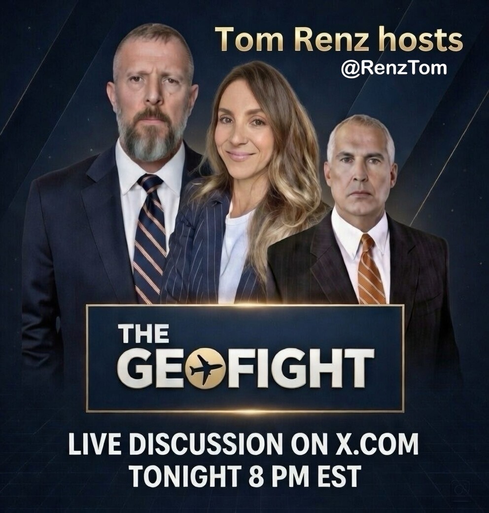 Thursday, 2/26/26. Change of plans. Tom Renz will be hosting the Round Table discussion on Geoengineering &amp; Aerosol Spraying of our Skies. 
⚖️ Live on X Tonight, Tune in to <a href="/RenzTom/">Tom Renz</a> 
- 8pm EST
- 7pm CST
- 6pm MST
- 5pm PST 

also on: The Tom Renz Show, on rumble
<a href="/NicolePearsonJD/">Nicole Pearson, Esq.</a>