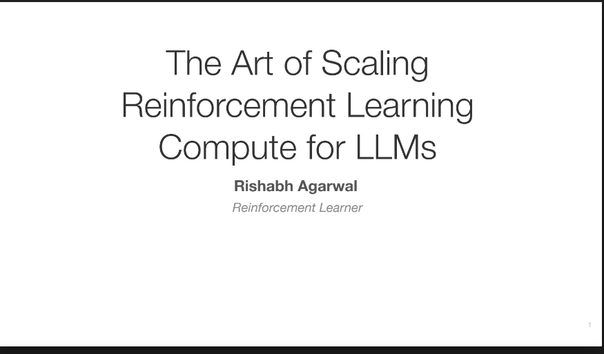 Rishabh Agarwal tweet media