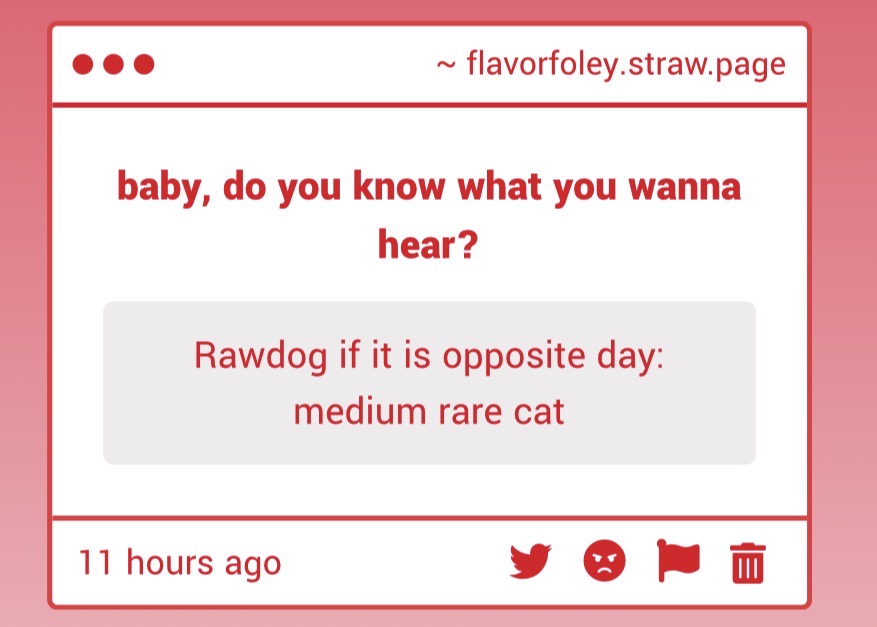 MEDIUM RARE CAT???