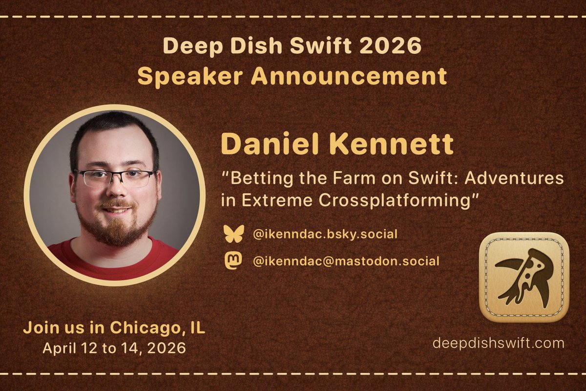 Deep Dish Swift 🍕 2026 tweet media
