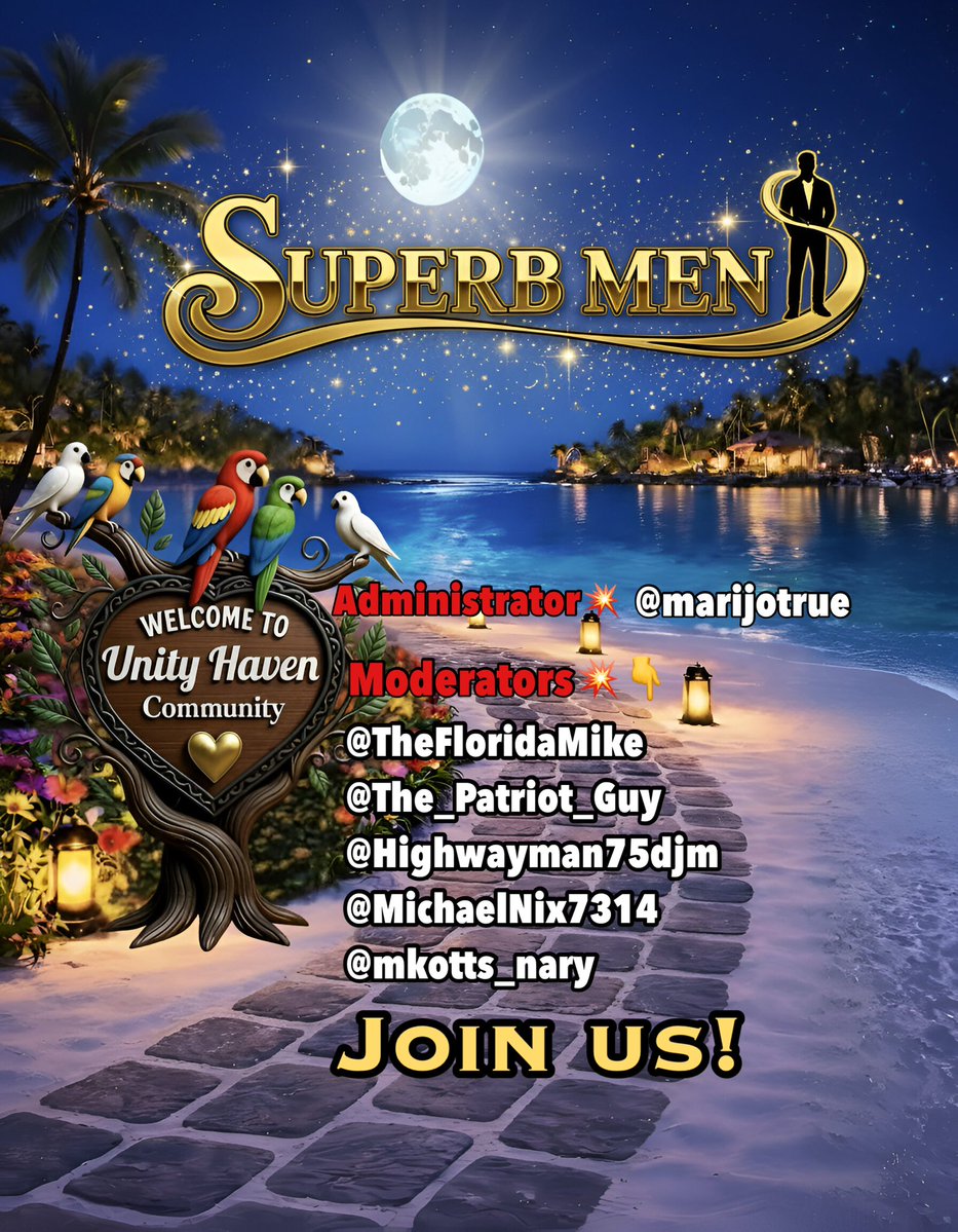 <a href="/Highwayman75djm/">Danny in Texas 🇺🇸🇺🇸🇺🇸</a> <a href="/EdGallrein/">Ed Gallrein</a> <a href="/CharlyMcLeod/">Charly McLeod 🏴‍☠️🦅 🏴‍☠️🦅</a> <a href="/TJLakers01/">Tim Lawrence</a> <a href="/MichaelSDoyle/">Michael Doyle</a> <a href="/magawarriorMike/">MAGA MIKE 🇺🇸</a> <a href="/TheHubKeeper/">PHAXY</a> <a href="/bigsoup6_7/">soup6.7 (Scrappy)</a> <a href="/ARCTex777/">✩ARCangel Texas✮</a> <a href="/TheCalvinCooli1/">The Calvin Coolidge Project</a> <a href="/ISentrosi/">Ikta2 Sentrosi</a> <a href="/BlueMarlin47/">BlueMarlin47</a> <a href="/Trumpwon/">Erik Bryant</a> <a href="/JayTC53/">J</a> <a href="/BrandonHathaw12/">Awakened Mandate</a> <a href="/submarinering/">Submarineering</a> <a href="/45johnmac/">Gordon Master</a> <a href="/PSR42_/">Praveen_42</a> 39 superb men.🔥Follow, retweet, add names!
<a href="/The_Patriot_Guy/">The_Patriot_Guy</a> <a href="/_AmaraL577/">@_AmaraL577</a> <a href="/freedomnd/">Randy (Flawed Human)</a>
<a href="/American_VET2/">🇺🇲✝️ OG American Vet ✝️🇺🇲</a> <a href="/OGRocker1/">"Jekyll"</a> <a href="/3000Deg/">🇺🇲Gunship Romeo🇺🇲</a>
<a href="/ShawnForTrump76/">~Shawn~</a> <a href="/irishbruiser44/">Dwight Flenniken</a> <a href="/ricphy2/">ricphy</a>
<a href="/Patriot59762547/">LAURO P4L4DINE / MAGA !</a> <a href="/mc_swa49166/">David McSwain</a> <a href="/gecffmn/">Papageorgio</a>
<a href="/CasanovaX8X/">Casanova</a> <a href="/_rockytop_biker/">The Original Grey Beard Biker™ (Michael)</a> <a href="/JayUSA102/">JayUSA</a>
<a href="/NavyVeteranMAL2/">Michael A Lather ⚓️🇺🇲</a> <a href="/Logosintell/">🧩 @LogosIntell</a> <a href="/MrEvgraf/">Jason Reeser</a>