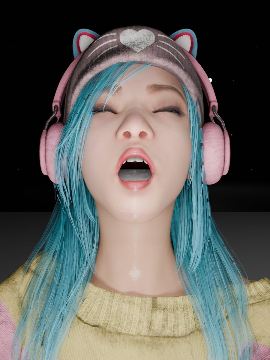 Fripouille3D's tweet photo. Hmm I was experimenting with creating a cum shader, so here's Feng drinking it  (model: @hellwither1969 ) https://t.co/6jeDWyAFrw