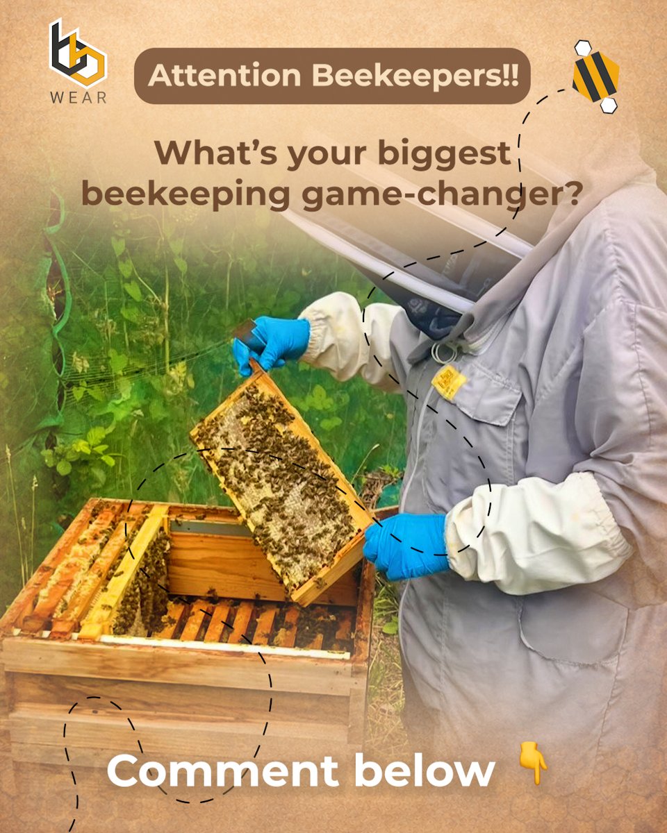 BBwearLimited's tweet image. What's the one thing that made you think... “Why didn’t I get this sooner?”

Tell us below 👇

Thanks to @carolines_apiary for the excellent photo 😁👑🐝

#BeekeepersOfInstagram #beekeepinglife #ApiaryLife #HoneyBee #HiveLife #BeekeeperCommunity #BBwear #beekeepers