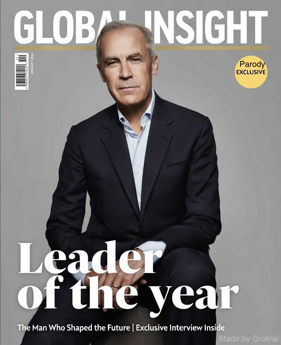Let’s go PM <a href="/MarkJCarney/">Mark Carney</a>. He well deserves the Leader of the Year nomination. 🇨🇦❤️