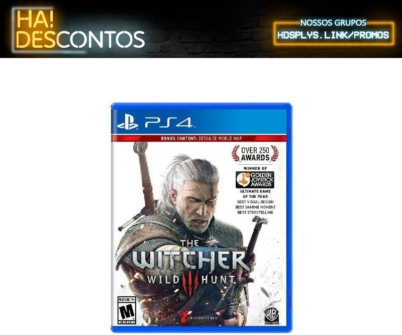 The Witcher 3 Wild Hunt Standard Edition PS4 Físico

💸 R$ 93,89
🚚 Frete Grátis
🔗 meli.la/2nTkLPT