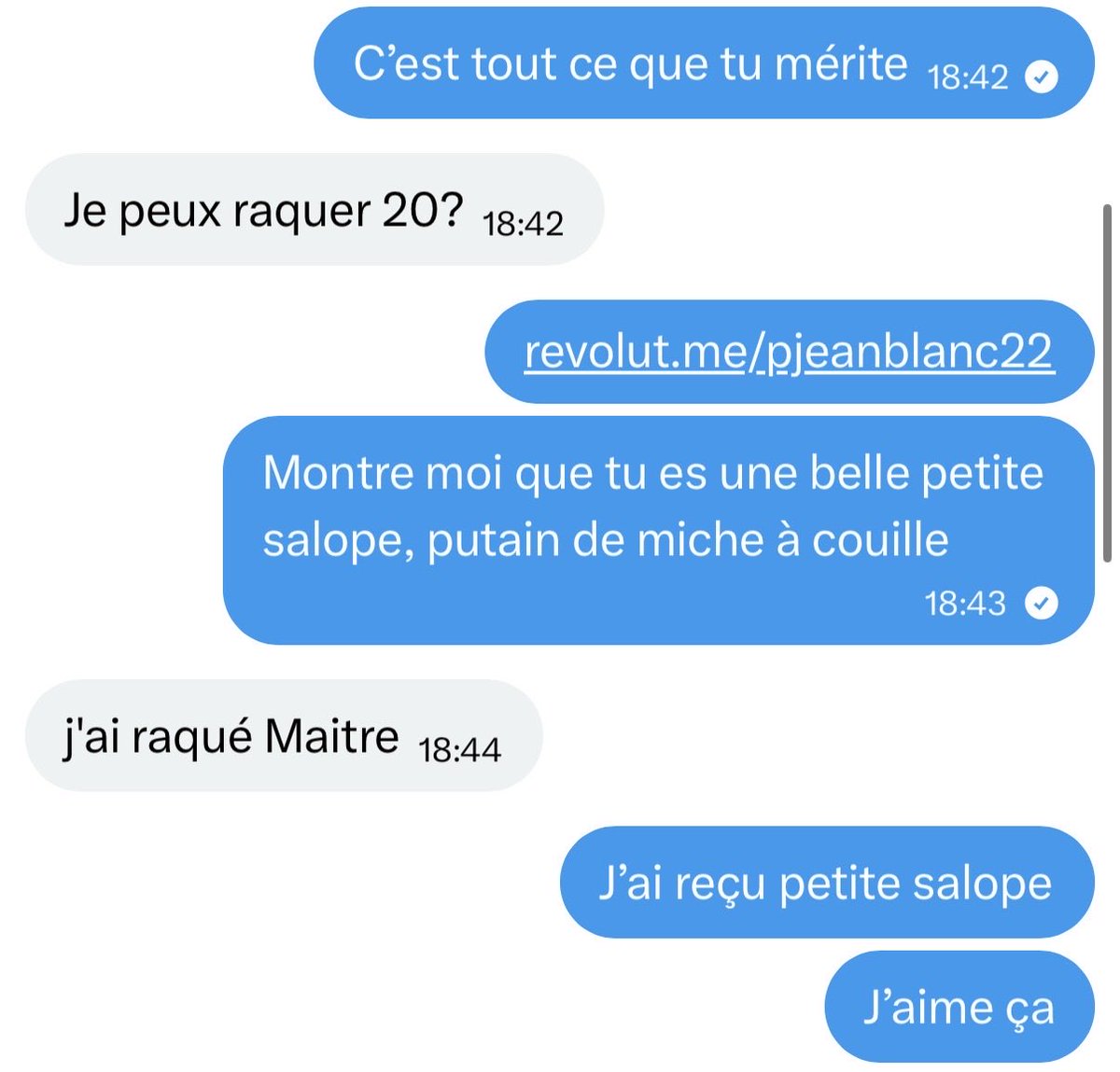 JBcashmaster's tweet photo. Encore une bonne chatte à fric bien dressé, prenez exemple. 

C’est ici 🤑 👉 https://t.co/cr3b0H33Dq

https://t.co/sdSCrUsfGy

#moneyslave #soumis #caged #findom #findomalpha #cashmaster https://t.co/2AlHOy5xQy