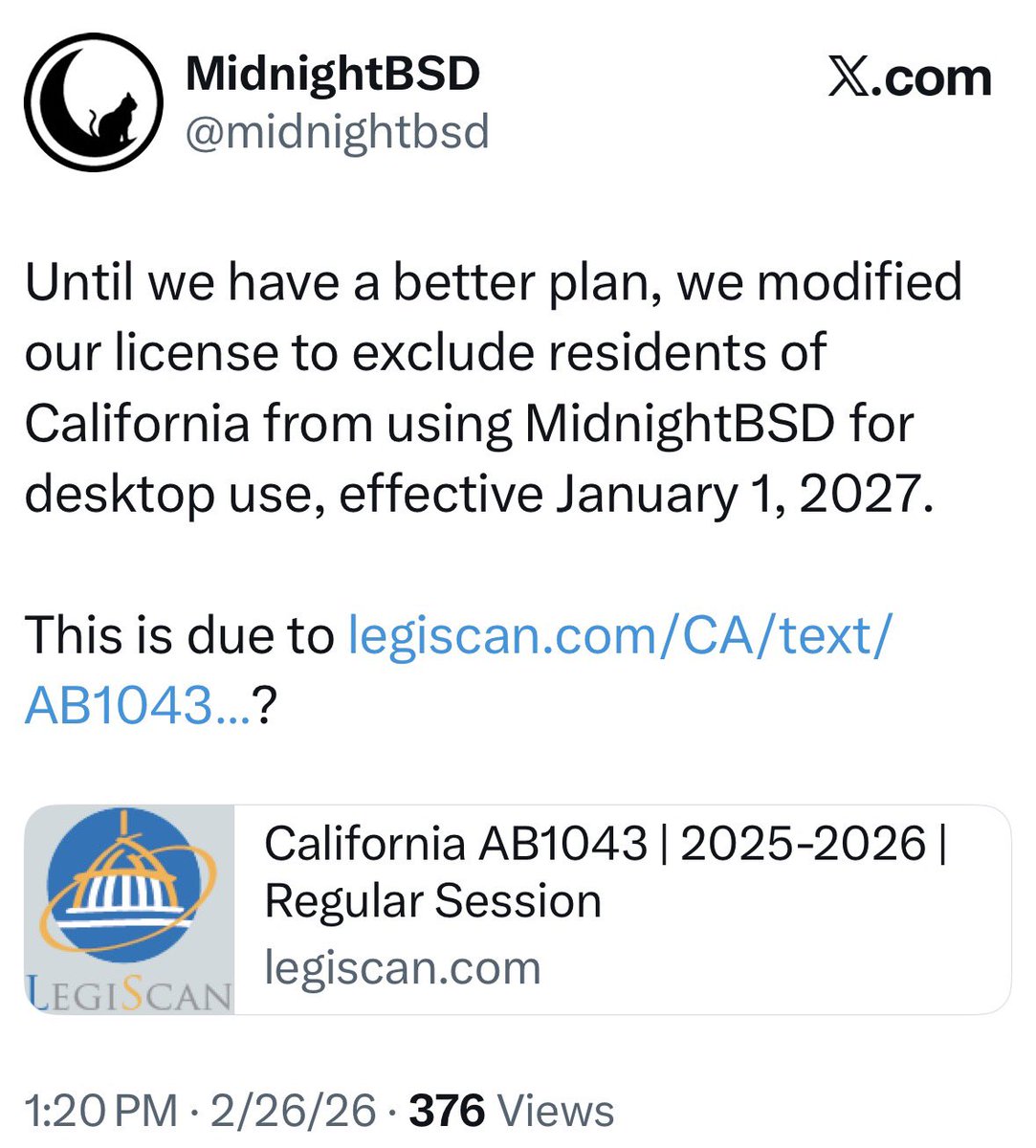The Lunduke Journal tweet media