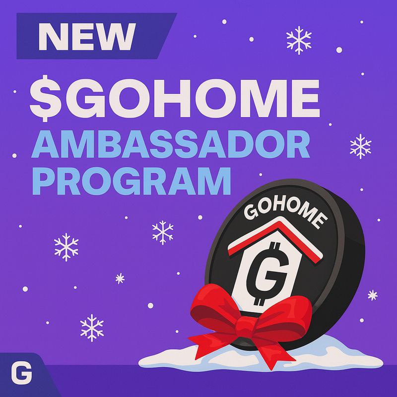 meticulous38103's tweet photo. With $GOHOME, everything is possible! 💥
Create posts. Shoot videos.
Make content about GOHOME on ALL platforms.
Show us your dedication. Show us your grind.
Earn rewards in $GOHOME tokens for your effort. 💰🔥
👇 Rules below!
#GOHOME #Crypto #Web3 #MemeRevolution https://t.co/12FRFA3pF7