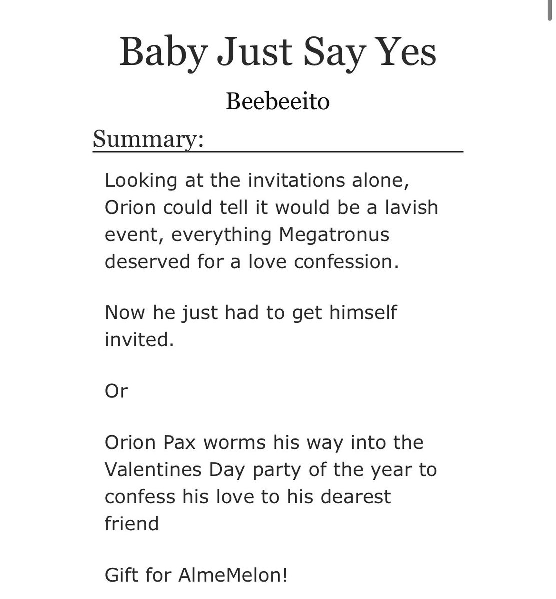 Beebeeito's tweet photo. I keep forgetting posting is something I can do.

ANYWAYS, here is the fic of love and yearning I wrote as a gift to @AlmeMelon for the magical Valentine’s Day @megop_exchange ! Happy belated Valentine’s Day to everyone!!

https://t.co/bL3y4kAXIU https://t.co/hRqI9x7GlM