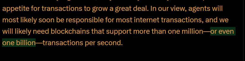 MasumiNetwork's tweet image. Stripe CEO says we'll need one billion TPS to support Agent-To-Agent transactions.

Guess who's building this. 😎