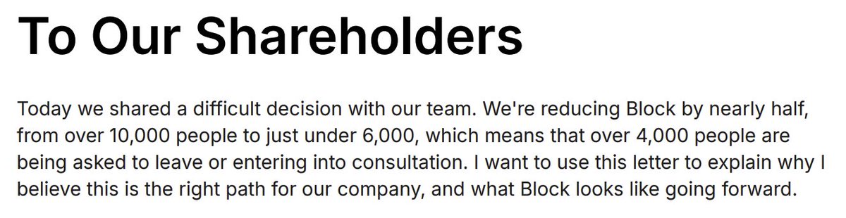 $XYZ
Block is laying off 4000 people.

10000 --> 6000