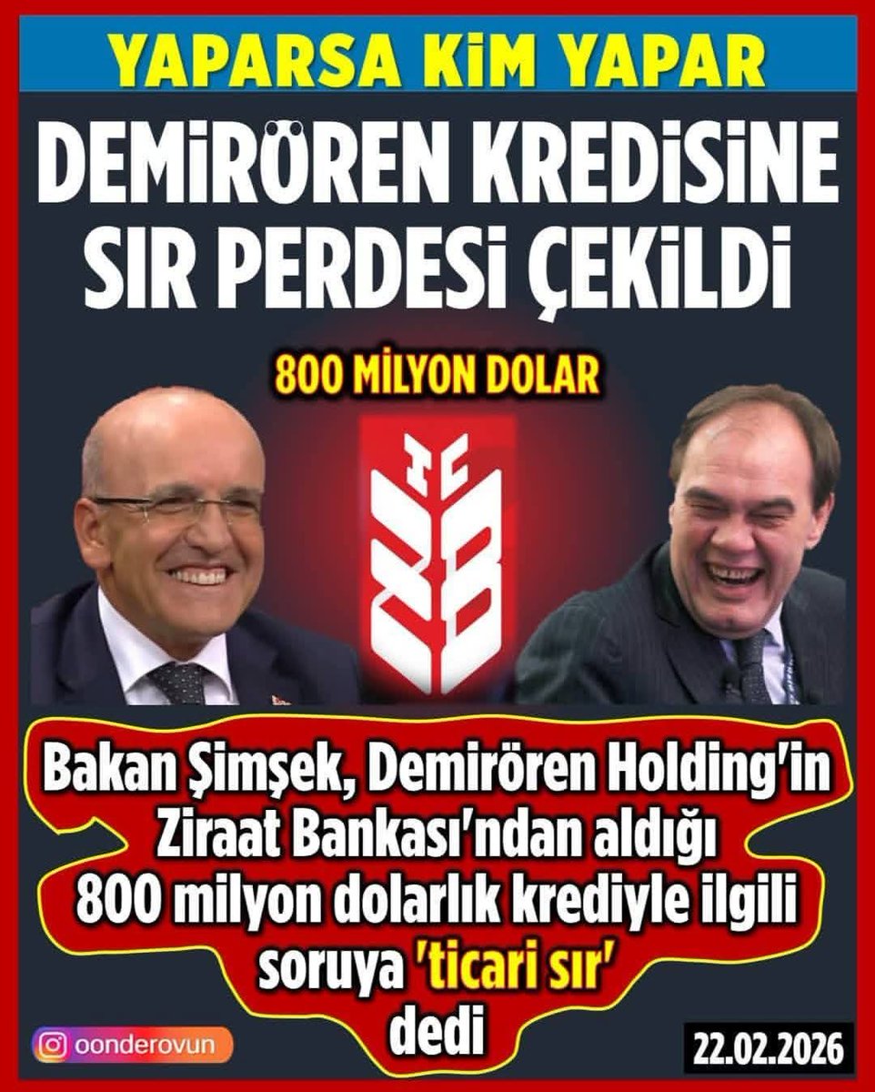 Borcu silinen
Borcu silen.....
Bana utanmzlığın resmini çizebilir misin ❓❓❓❓Abidin
#EmekliyeHakkınıVerAkepe