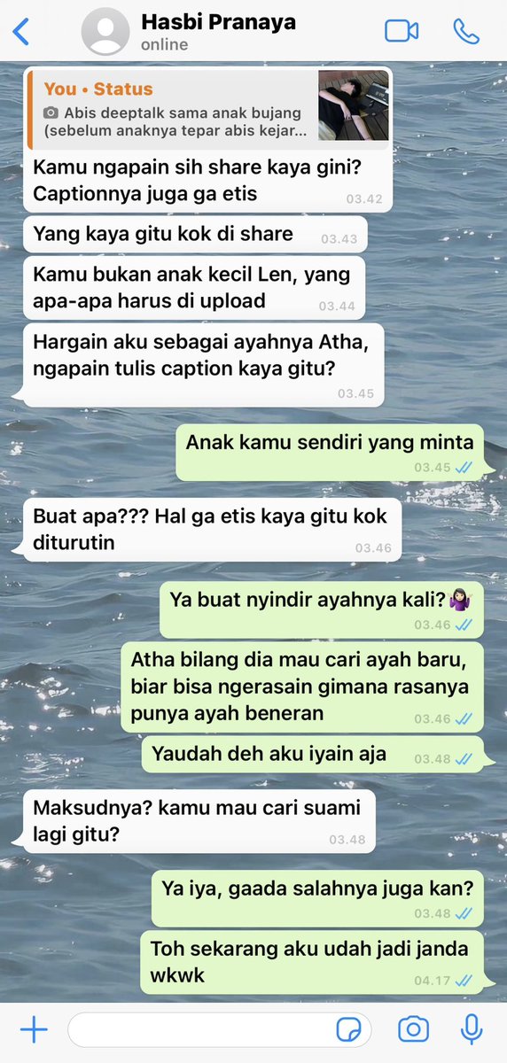 selamat sahur dari keluarga orang aring