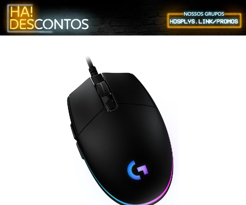 Mouse Gamer Logitech G203 LIGHTSYNC RGB, Efeito de Ondas de Cores, 6 Botões Programáveis e Até 8.000 DPI - Preto

💸 R$ 117,90 em até 3x sem juros
🚚 Frete Grátis
🔗 amzn.to/4l0AYPq
