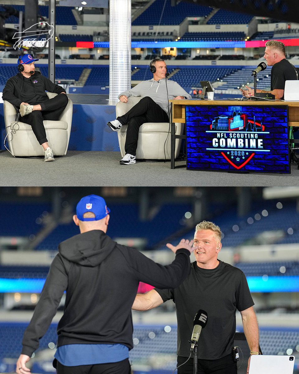 A quick pit stop at the @PatMcAfeeShow. 😁