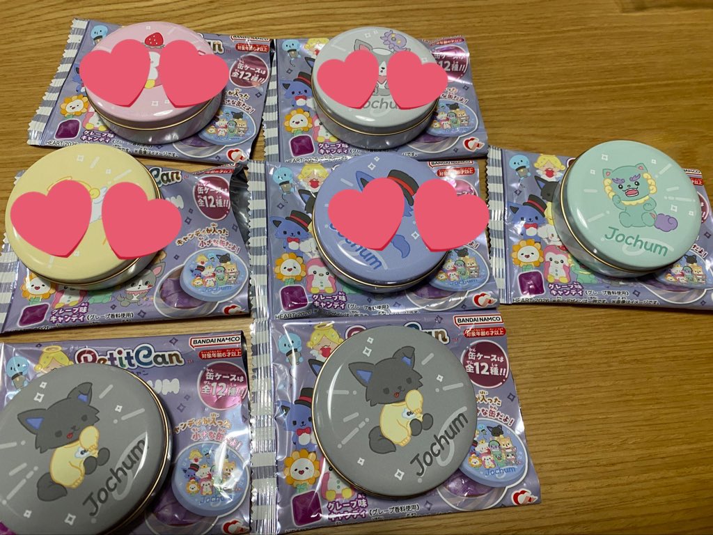 __sanokima's tweet photo. JOCHUM ジェオチャム プチキャン 交換

譲　マイクン／ピーハイ/ヤヌカミ

求　集合③（優先）、ちまた、ぽぽ

📮郵送
🤝手渡し(東京ドーム両日)
お心当たりある方いたら連絡お待ちしてます💦

#ジェオチャム https://t.co/q8pWslq1f9