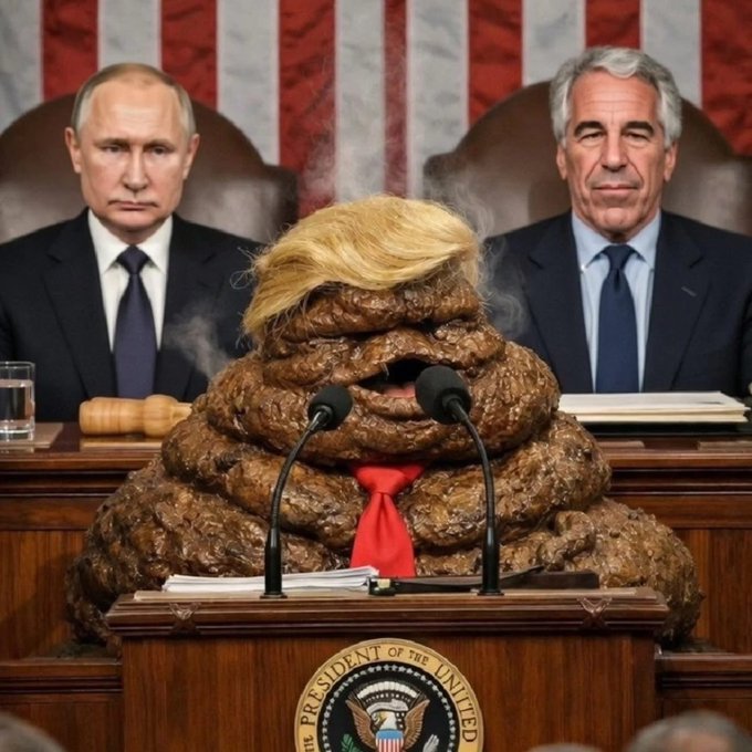 #trump #epstein #putin #poop #AIイラスト