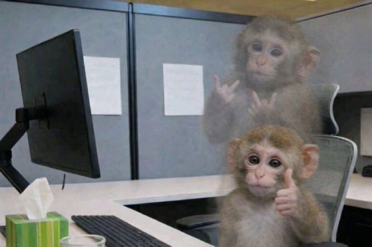 popitforpoppa's tweet photo. me at work pretending to be nice https://t.co/WebXbXYgck