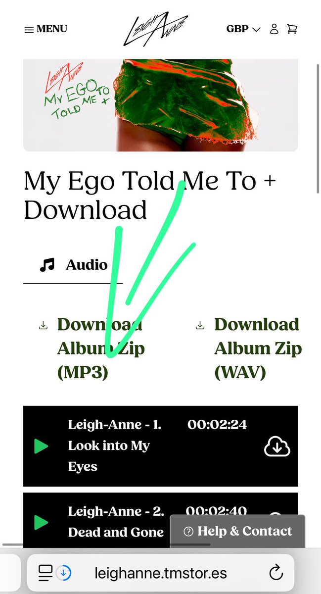 IF YOU’VE PURCHASED A DIGITAL DOWNLOAD:

- head the “your downloads” section on your account on leigh-anne’s store
- download the album zip so it counts for the charts (it will send to you files)