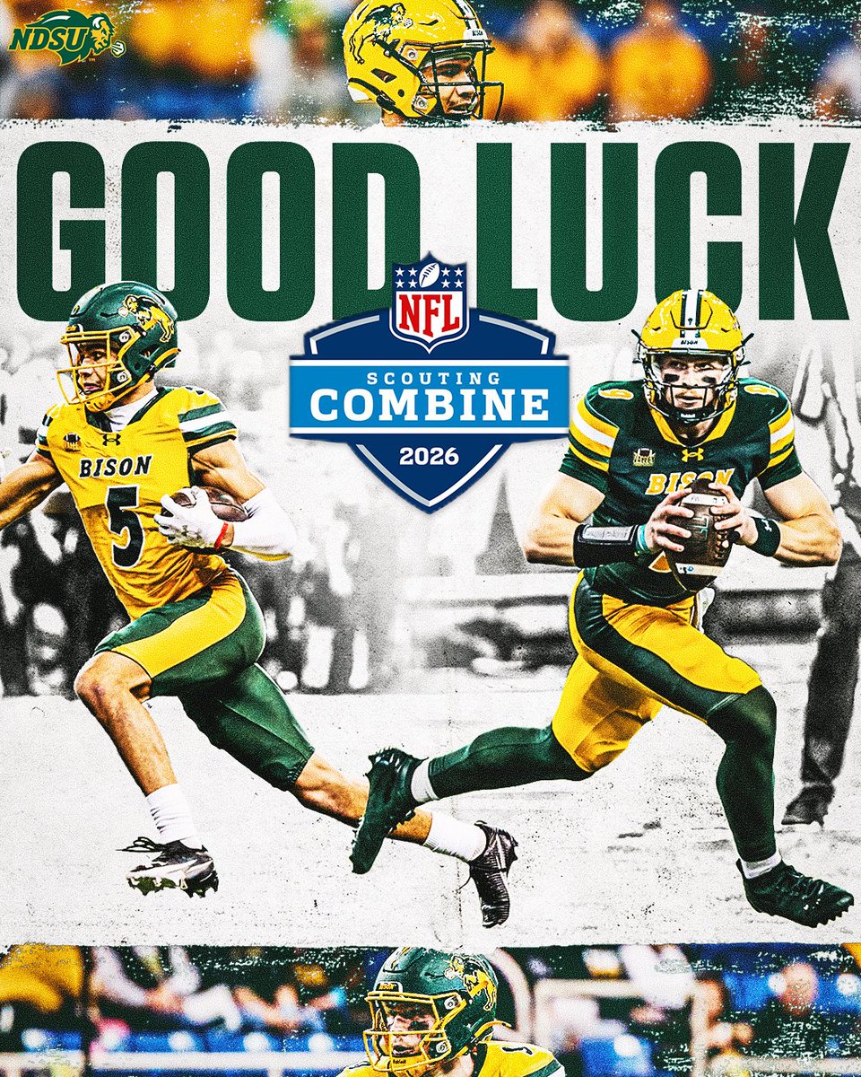 NDSUfootball's tweet image. Eyes on the Bison 🦬

⏰: 1:00 PM
📺: NFL Network
