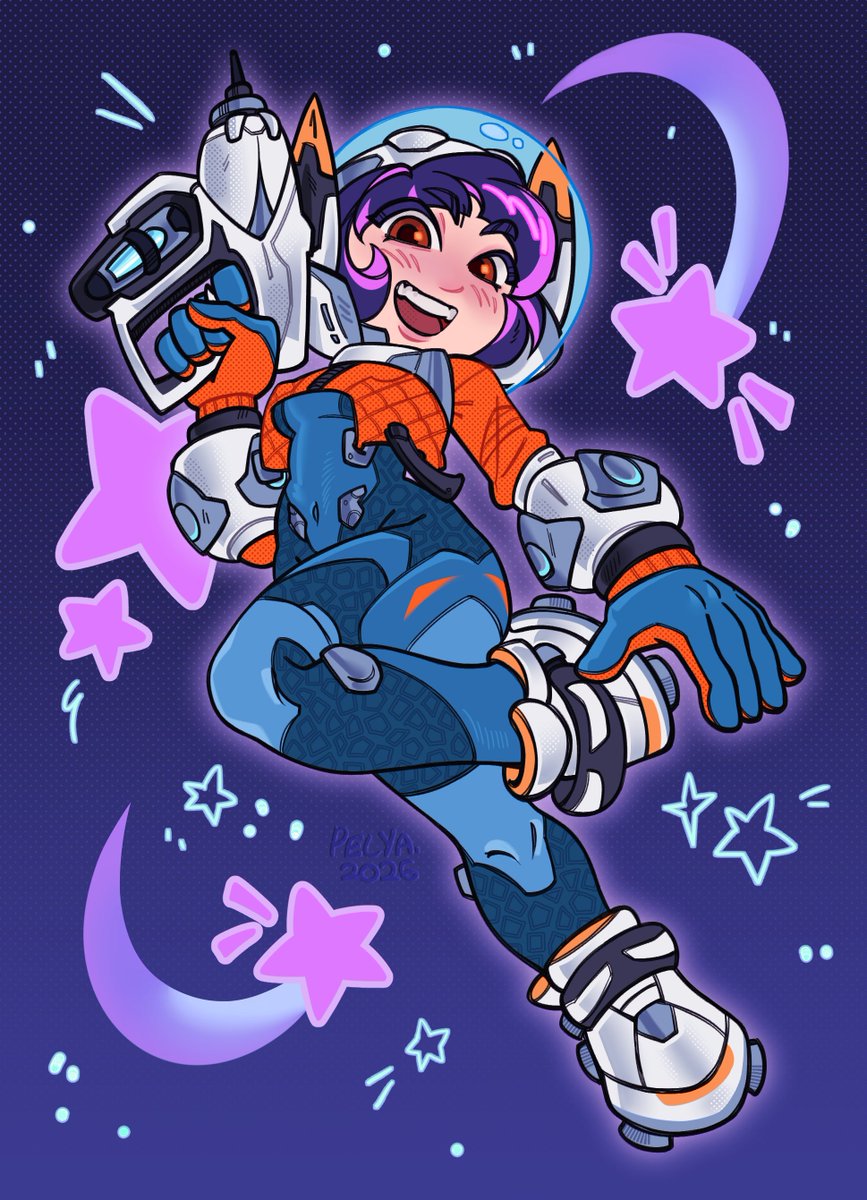 #OverwatchFanart juno 💫💫