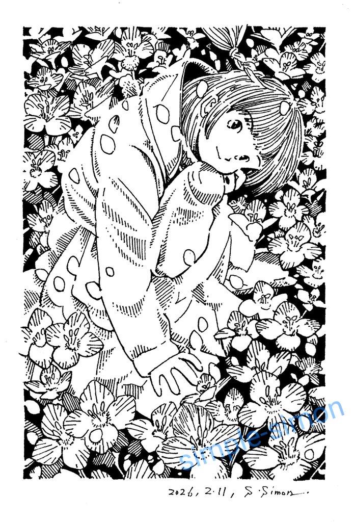 おはようございます☀️朝の再掲のお時間です。
#今月描いた絵を晒そう  ②
2月中旬から4枚です。

本日も良い1日を! 