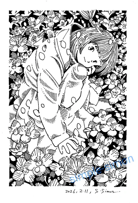 おはようございます☀️朝の再掲のお時間です。
#今月描いた絵を晒そう  ②
2月中旬から4枚です。

本日も良い1日を! 